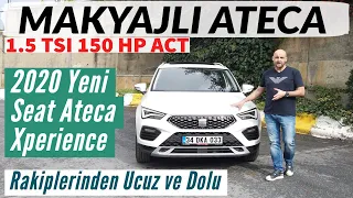 YENİ Seat ATECA 1.5 EcoTSI Xperience, MAKYAJLI ATECA, RAKİPLERİNDEN UCUZ VE DOPDOLU