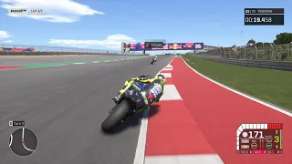 MotoGP 2019 Gameplay - 120% Difficulty - Circuit of the Americas - Valentino Rossi