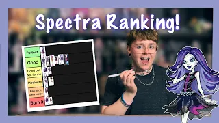 Ranking Every 👻 Spectra Vondergeist 👻 Monster High Doll!