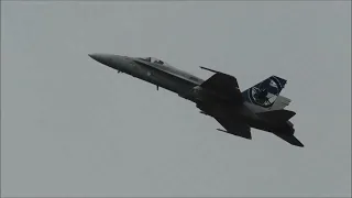 Spectacular Finnish F18 Hornet Display at RIAT 2023