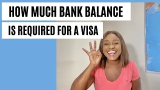 How Much Bank Balance Is Required For A Visa (Tourist Visa)
