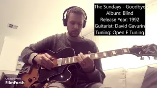 The Sundays - Goodbye (Guitar Playthrough)