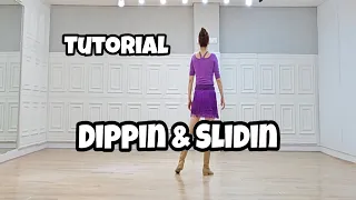 Dippin & Slidin - Line Dance (Tutorial)