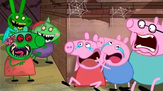 Zombies Are Coming! - Where Are Pepa Pig ???  Peppa Pig Funny Animation