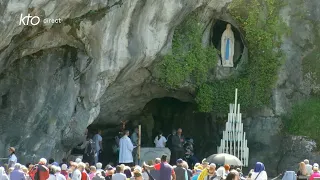 Chapelet du 5 avril 2024 à Lourdes