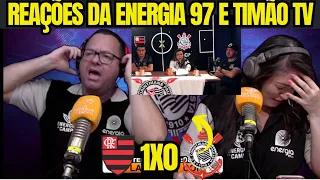 VAMOS RIR? REAÇÕES DOS CORINTIANOS- FLAMENGO 1X0 CORINTHIANS (ENERGIA 97 E TIMÃO TV)