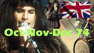 UK Singles Charts : Oct-Nov-Dec 1974 (All  entries)