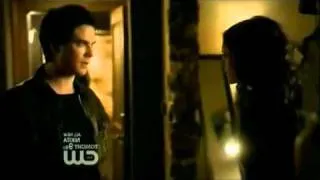 Vampire Diaries 2x20  - Damon and Katherine - "I just trying to stay alive"