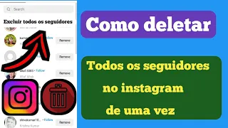 Como excluir todos os seguidores no instagram de uma vez (NOVA atualização 2023) |