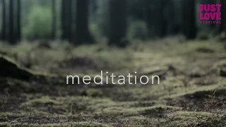 Meditation at the Just Love Festival