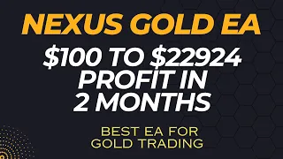 Nexus Gold EA Forex MT4 EA $100 To $22924 Profit In 2 Months | Best forex robots