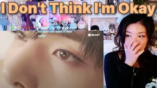 [Cover] ENHYPEN JAKE - I Don’t Think I’m Okay (원곡 : Bazzi) REACTION [From Twitch]