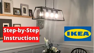 Wiring a Pendant Light Fixture | IKEA Felsisk Installation Instructions