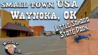 small town, USA // Waynoka, Oklahoma // population 708 // Little Sahara State Park