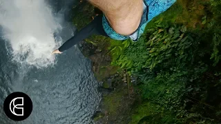 Jumping Off a 100ft Waterfall in Costa Rica | GoPro Send It Worldwide