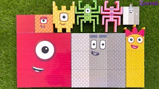 Looking for Numberblocks Puzzle Tetris NEW 900vs1000 Space ASMR - Numberblocks Satisfying Video #83