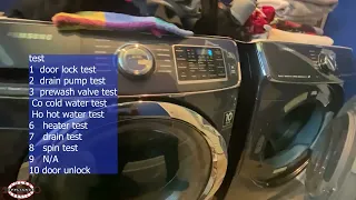 Samsung Washer Error Diagnostic And Test Mode