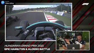 Hamilton and Alonso battle in Hungary 2021 -  Comments by F1 drivers and journalists