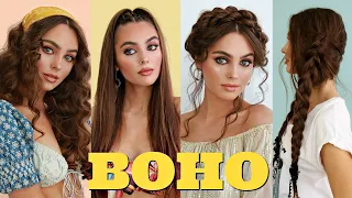 HEATLESS Hairstyles For Summer! '70s Boho Hair Tutorial