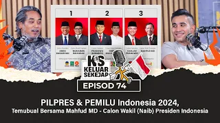 PILPRES & PEMILU Indonesia 2024, Temubual Bersama Mahfud MD - Calon Wakil (Naib) Presiden Indonesia