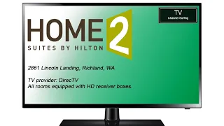 TV Channel Surfing: Home2 Suites By Hilton, Richland, WA