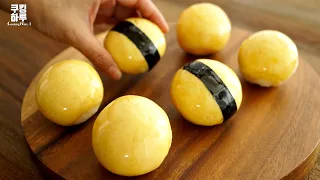 Round?!! Egg Sushi! Delicious Egg Rice Balls! Egg Onigiri