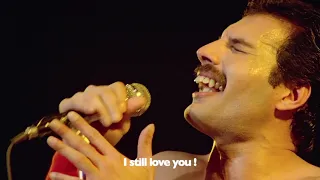 Queen Love of my life (Rock Montreal 1981)HD 720 English lyrics