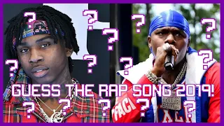 GUESS THE RAP SONG 2019! (Feat. DaBaby, Lil Tjay And Many More!)