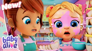 NUEVO Baby Alive Oficial 👩‍🍳 Un San Valentín muy desordenado ❤️ amilia Niños Dibujos animados