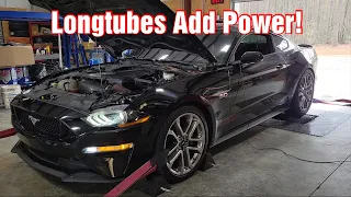 Long Tube Headers Make A Difference On A 2019 Mustang!