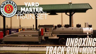 Bachmann Yard Master HO-Scale Model Train Set - Unboxing, Setup, Review, Track Run & More - 2021