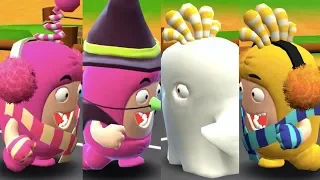 Oddbods Turbo Run - Christmas and Halloween Newt VS Bubbles