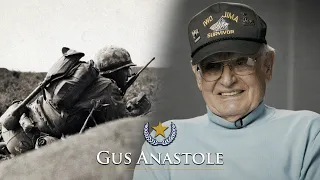 Iwo Jima USMC Vet Gus Anastole tells his story (Full Interview)