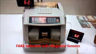 NOTE COUNTING MACHINE Fake Note detection/Money/Cash Counter - HEAVY DUTY