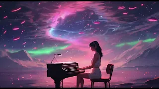 Typewriter Symphony under the Aurora (Chillhop Remix): Neon Keys & Celestial Dreams