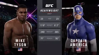 Mike Tyson vs. Captain America (EA Sports UFC 2) - Crazy UFC 👊🤪