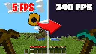 MINECRAFT a 5 FPS PERO cada LOGRO me da MÁS FPS | Reto: Minecraft PERO