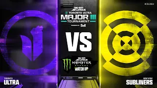 @TorontoUltra vs @NYSubliners | Major III Qualifiers Monster Matchup | Week 5 Day 3