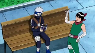 Guy tells Kakashi that Minato is the fourth hokage