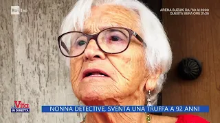 Nonna detective, sventa una truffa a 92 anni - La vita in diretta 23/09/2023