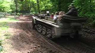 An Sd.Kfz. 10 passing by