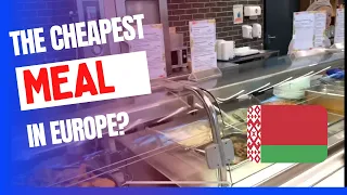 I ate the cheapest meal in Europe 🇧🇾 #minsk #belarus #food