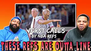 INTHECLUTCH REACTS TO THE WORST CALLS BY NBA REFEREES