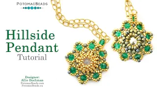 Hillside Pendant - DIY Jewelry Making Tutorial by PotomacBeads