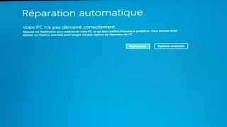 Solution du Problème : votre PC n'a pas démarré correctement [Réparation Automatique]