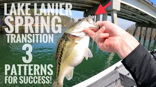 LAKE LANIER SPRING TRANSITION | 3 PATTERNS TO SUCCESS to Catch Monster Spotted Bass