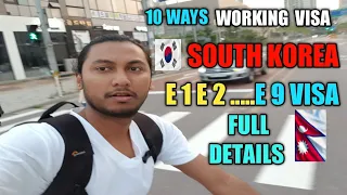 how to go to South korea for working visa from nepal .