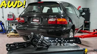 Building 1000hp K20 AWD Civic Si hatchback!