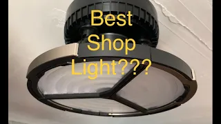 Best Shop Light (4000 Lumen LED Commercial Electric 3 Head) Unboxing and Install
