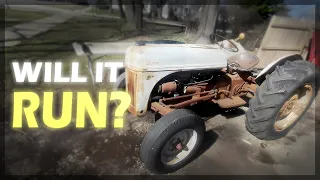Ford 8n sitting for many years! Will it run? And converting it to 12 volt